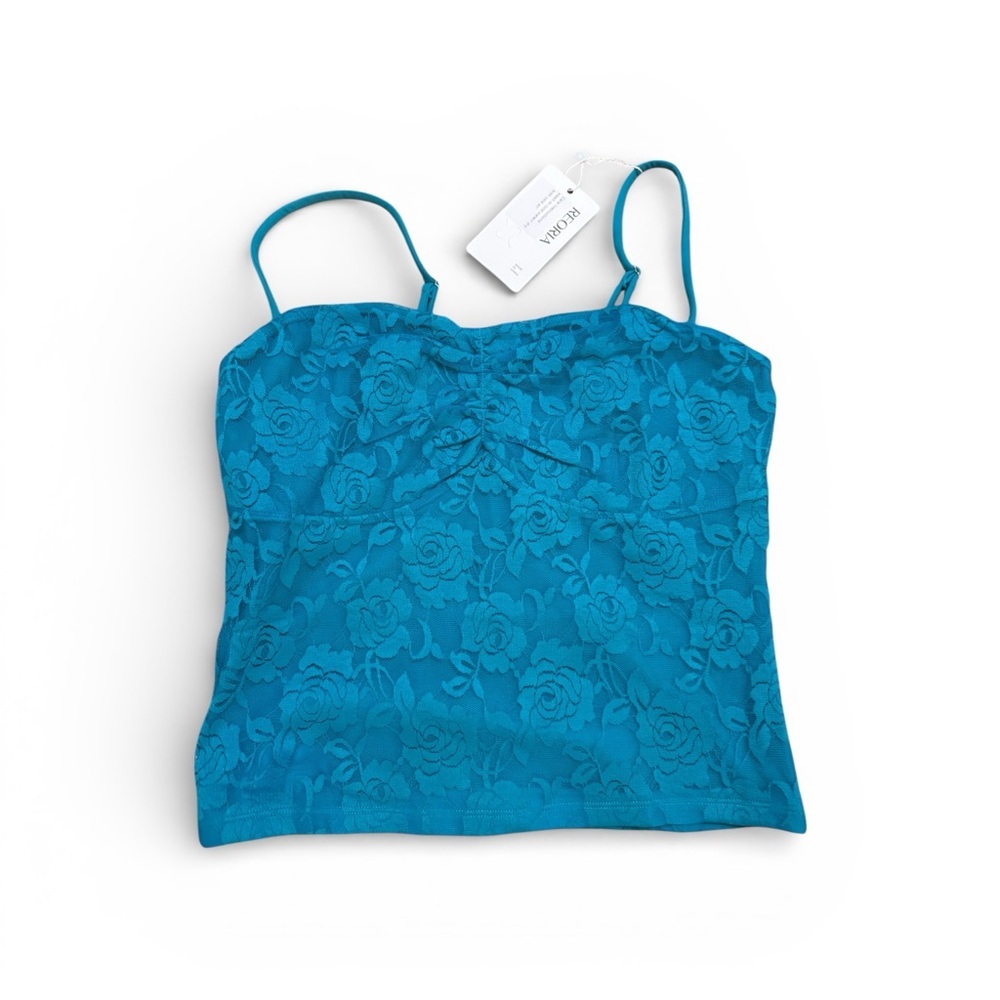 ReoRia Blue Floral Camisole